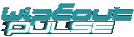 Wipeout Pulse title screen for Playstation 2